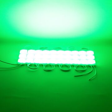 POWERMASTER MODÜL LED 12V 3W YEŞİL 2835 93 X 21MM IP65 220-240LM 180 DERECE (20 ADET)