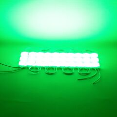 POWERMASTER MODÜL LED 12V 3W YEŞİL 2835 93 X 21MM IP65 220-240LM 180 DERECE (20 ADET)