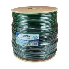 Mag RG6-U6 Cu-Cu Bakır Yeşil Anten Kablo 300 Mt