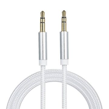 Powermaster 3.5 Mm Erkek-Erkek 1 Metre Stereo Aux Örgülü Kablo Renkli