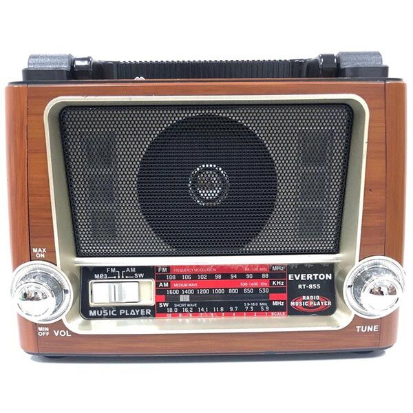 EVERTON RT-855 USB/SD/FM IŞIKLI NOSTALJİK RADYO