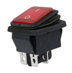 PowerMaster IC-104W-S Geniş Körüklü Işıklı Anahtar ON-OFF 4P 20 Amper