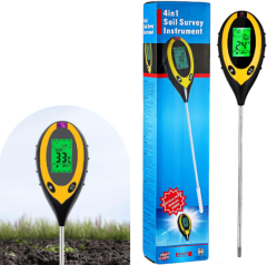 KCB 300 Toprak Nem Ölçer, Ph Ölçer, Işık Ölçer ve Sıcaklık Ölçer