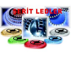 Led Şerit İç Mekan Amt Mavi 60 Led 5mt 3 Çipli