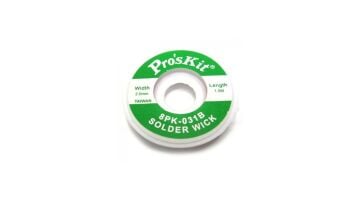 Proskit 8Pk-031B 2.00MM Lehim Sökme Fitili 1.5MT (10 lu Paket)
