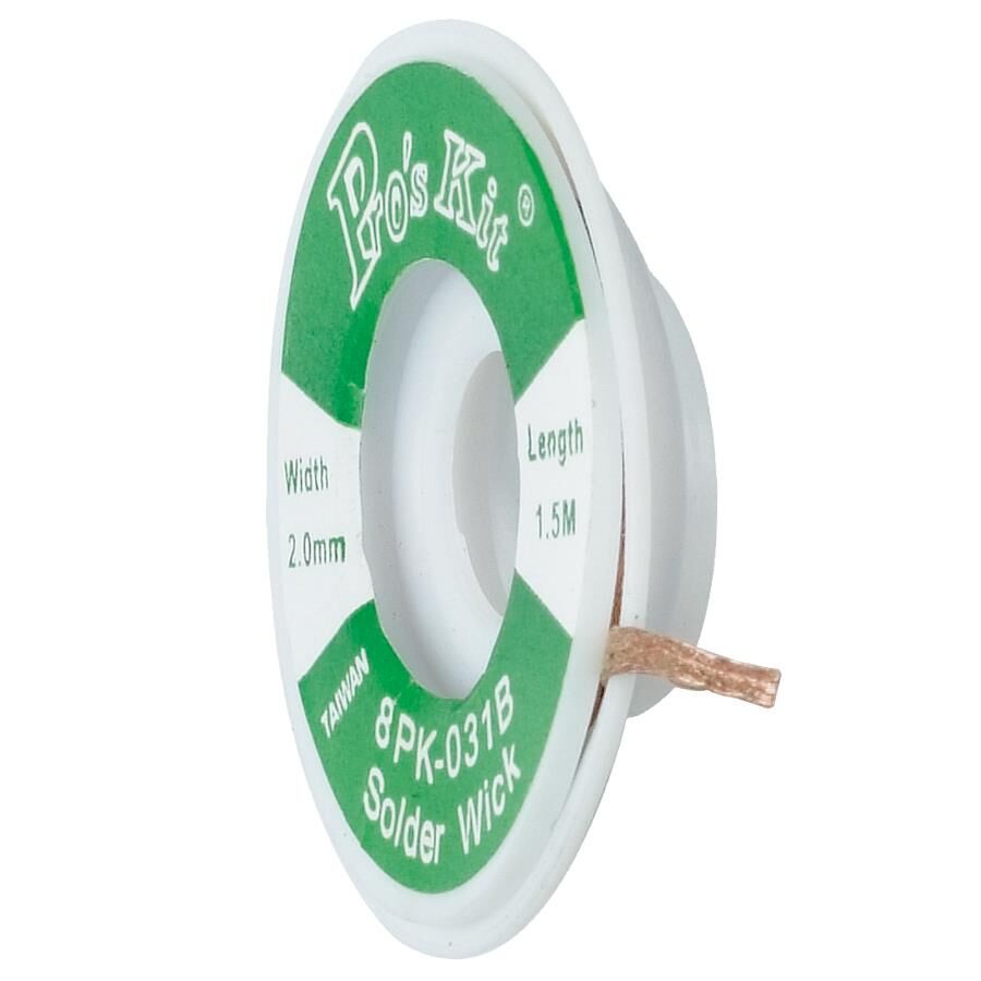 Proskit 8Pk-031B 2.00MM Lehim Sökme Fitili 1.5MT (10 lu Paket)