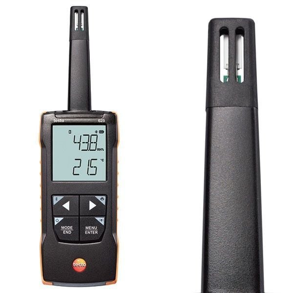 Testo 625 Taşınabilir Sıcaklık ve Nem Ölçer
