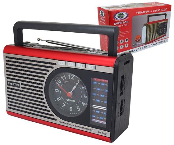 EVERTON RT-867 MÜZİK KUTUSU USB/SD/FM/AW/SW