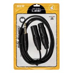 Magicvoice LD390A Canon Erkek Dişi - 6.3 Mm Stereo Erkek 1.5 Metre Kablo