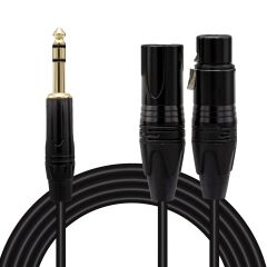 Magicvoice LD390A Canon Erkek Dişi - 6.3 Mm Stereo Erkek 1.5 Metre Kablo