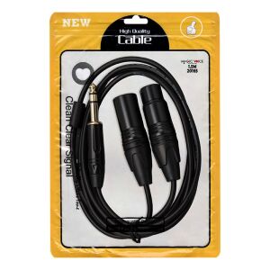 Magicvoice LD390A Canon Erkek Dişi - 6.3 Mm Stereo Erkek 1.5 Metre Kablo