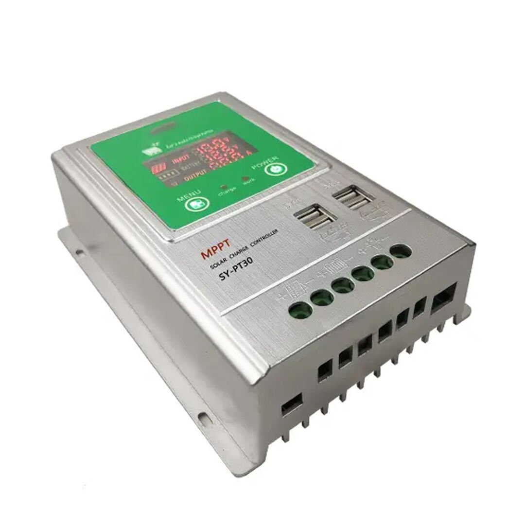 Powermaster PM-PT30A 12V-24V 30 Amper MPPT 4 USB'li Dijital Alüminyum Kasa Solar Şarj Regülatörü