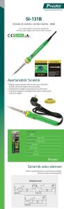 Proskit Sı-131B 80W Sıcaklık Ayarlı Lehim Havya
