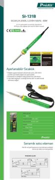 Proskit Sı-131B 80W Sıcaklık Ayarlı Lehim Havya