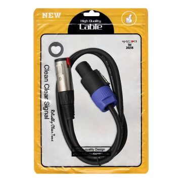 Magicvoice LD384 Specon Erkek - Canon Dişi Çevirici 1 Metre Kablo