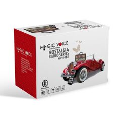 MagicVoice MV-114BT USB - SD - FM - Bluetooth Destekli Nostaljik Radyo