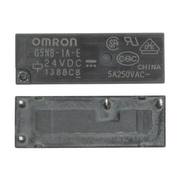 Omron G5NB-1A-E 24VDC Kart Rölesi 24 Volt 4 Pin Bacak Siyah 16X4C16