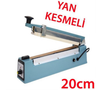 PFS 200CY Yan Kesmeli Poşet Yapıştırma Makinesi 20 Cm