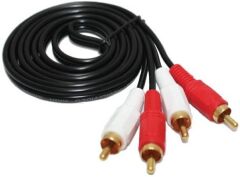 TeknoGreen 1,5 Metre 2Rca+2Rca Kablo ( Gold )