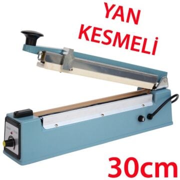 FS 300C Yan Kesmeli Poşet Yapıştırma Makinesi 30 Cm