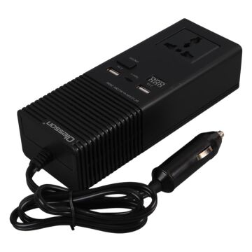 Olesson 1665 DC 12-24V 200W Oto Araç Power İnverter Ek Çakmak Girişi - TYPE-C - Çift USB - 220V Üniversal Priz İvertör