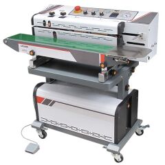 LF1080 Vakumlu ve Yürüyen Bantlı Poşet Yapıştırma Makinası