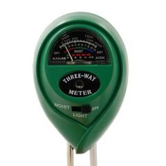Noyafa TR-01 Analog Toprak Analiz Test Cihazı PH-SU NEM-IŞIK Metre Ölçer