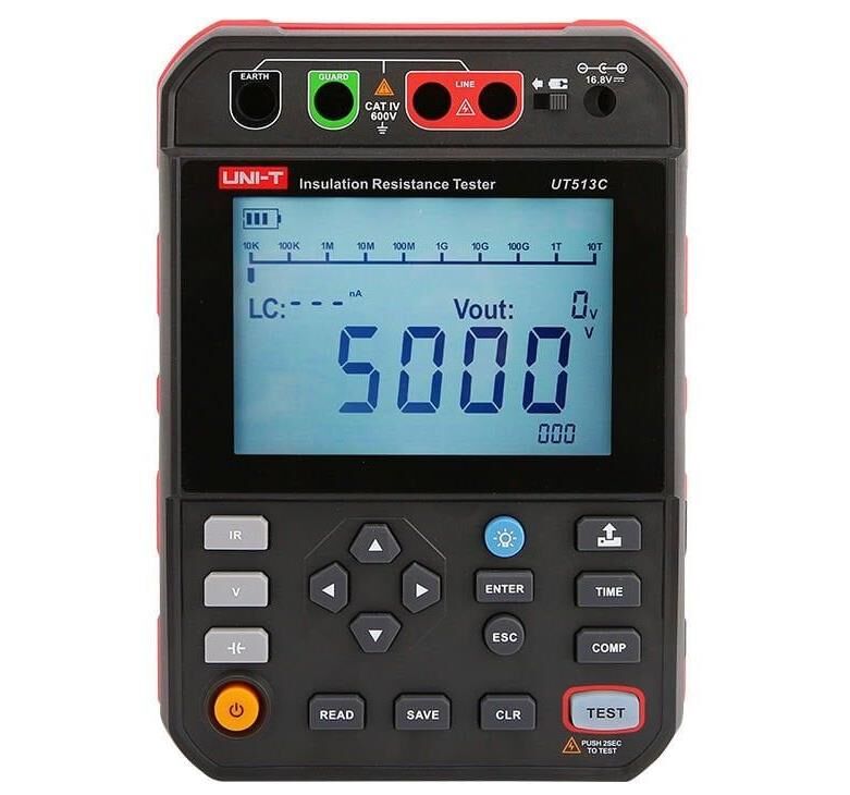 Unit UT513C 5kV Yalıtım Direnci Test Cihazı