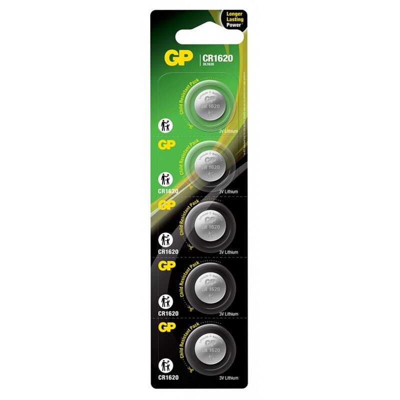 GP CR1620 3V LİTYUM PİL (5'Lİ PAKET)