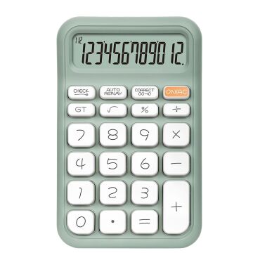 Powermaster PM-25410 Yeşil 12 Haneli Hesap Makinesi