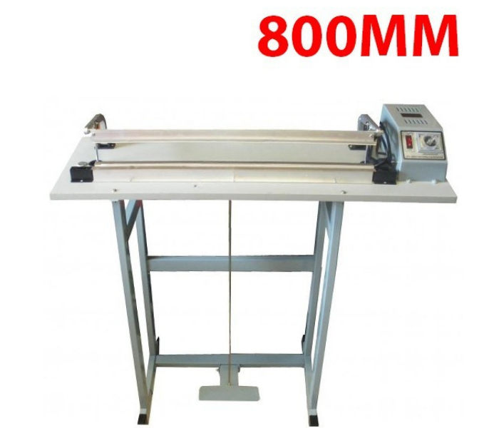 SFTD 800 80CM Ayaklı Poşet Yapıştırma Makinesi (Kesmeli)