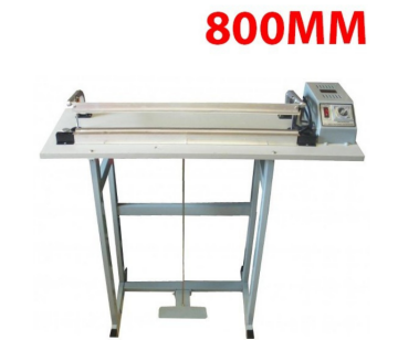 SFTD 800 80CM Ayaklı Poşet Yapıştırma Makinesi (Kesmeli)