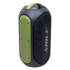 Shile SL-2019A El Mikrofonlu-Kumandalı USB/SD/BT Işıklı Taşınabilir Şarjlı Seyyar Anfi