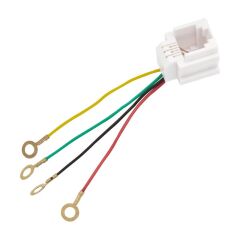 RJ11 KABLO SOKETİ 623K 6P4C KABLOLU TELEFON KONNEKTÖRÜ 150MM JACK (20 ADET)