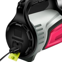 Powermaster Şarjlı Ledli Uzun Menzilli Kamp Tipi Işıldak Fener JS-881A