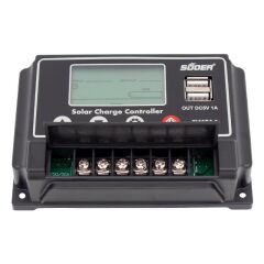 SUOER ST-W1210PWM 12V-24V 10AH DİGİTAL OTOMATİK SOLAR ŞARJ REGÜLATÖRÜ