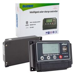 SUOER ST-W1210PWM 12V-24V 10AH DİGİTAL OTOMATİK SOLAR ŞARJ REGÜLATÖRÜ