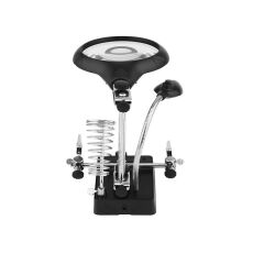 MG16129-C Led Işıklı Büyüteçli - Mercekli Havya Sehpası ZD-126-3