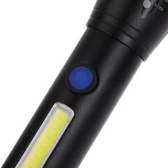 Powermaster Metal Flashlight Power Ledli Şarjlı El Feneri PM-14621