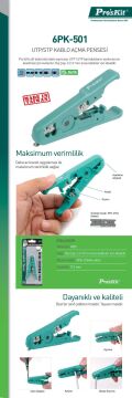 Proskit 6Pk-501 Utp/Stp Kablo Açma Pensesi