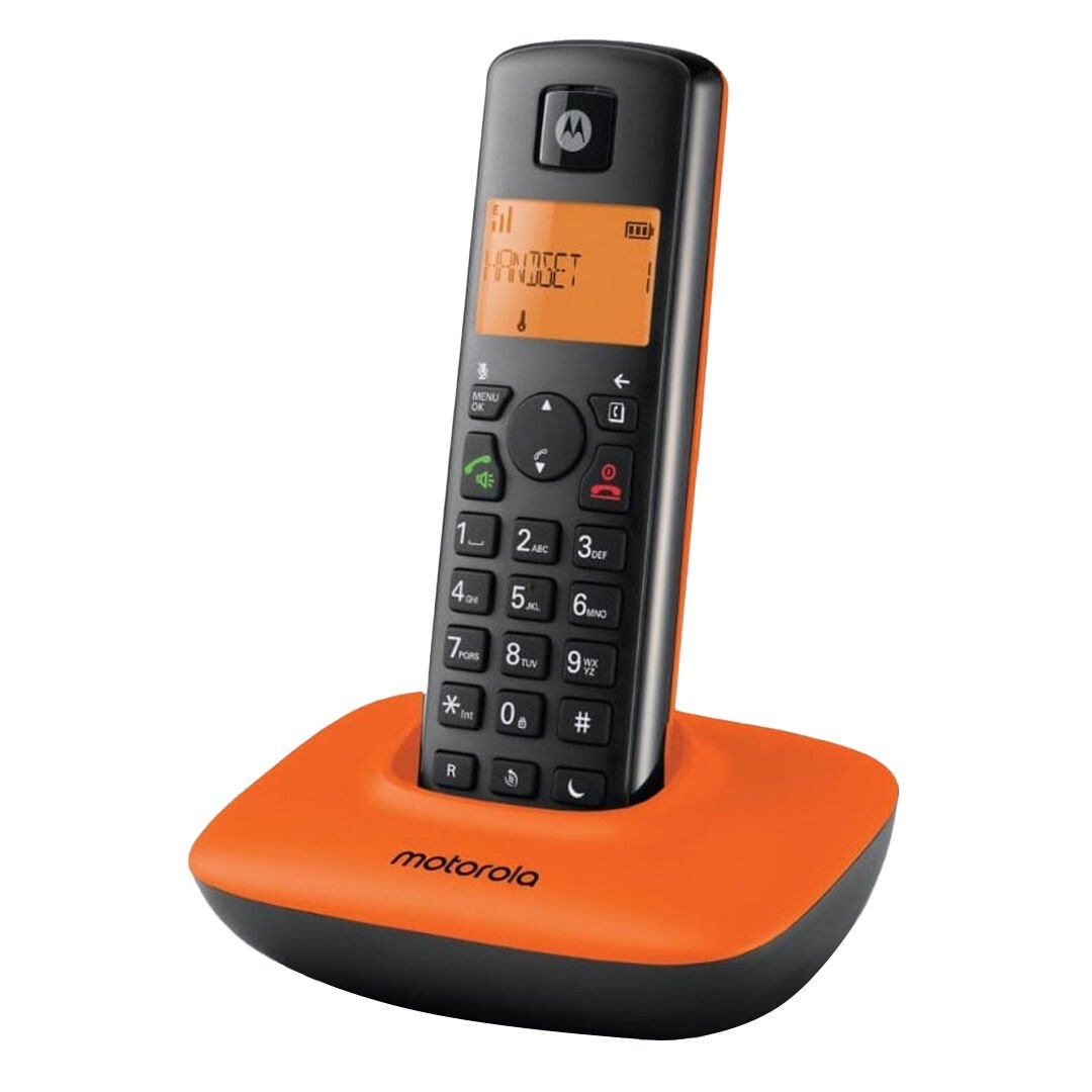 Motorola T401+ Kablosuz Dect Telsiz Sabit Hat Telefon Siyah