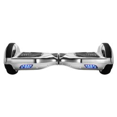 Smart Balance CS-600P Elektrikli Kaykay Hoverboard 6.5 inch Parlak Kasa Gümüs - Taşıma Çantası Hediye