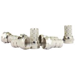 F Konnektör RG58 Mini Kablo İçin İnce 100'lü Paket Powermaster
