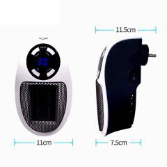PowerMaster PM-20327 500 Watt Priz Tipi Uzaktan Kumandalı Taşınabilir Isıtıcı (Zamanlayıcı - Otomatik Kapanma)