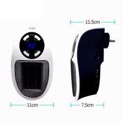 PowerMaster PM-20327 500 Watt Priz Tipi Uzaktan Kumandalı Taşınabilir Isıtıcı (Zamanlayıcı - Otomatik Kapanma)