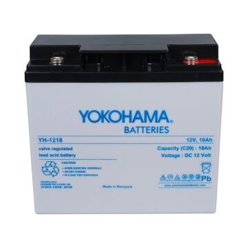 Yokohama YH-121.8 12 Volt - 18 Amper Akü (181x76x167 mm)