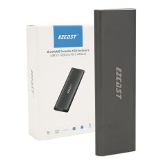 Powermaster M.2 Nvme SSD Destekli USB 3.1 Type-C SSD Harddisk Kutusu Sabit Sürücü Muhafazası