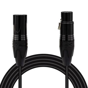 MagicVoice YN105 10 Metre Canon XLR Dişi - Canon XLR Erkek Stereo Plastik Jak Mikrofon Ses Kablosu