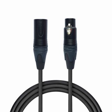 MagicVoice LD381 1 Metre Canon XLR Dişi - Canon XLR Erkek Stereo Plastik Jak Mikrofon Ses Kablosu