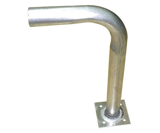 80 Cm Çanak İçin L Ayak 90 Derece (Kıvrık Boru 40-22)